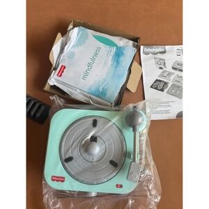 Fisher-Price Mindfulness Record Player NEW Musical Toy Green JJX14 Mattel